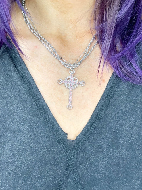 Ashley Cross Necklace - FINAL SALE - Macoma Boutique310 Accessories/Jewelry