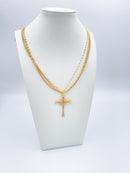 Ashley Cross Necklace - FINAL SALE - Macoma Boutique310 Accessories/Jewelry