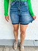 Reg/Curvy Judy Blue Message In A Bottle Shorts