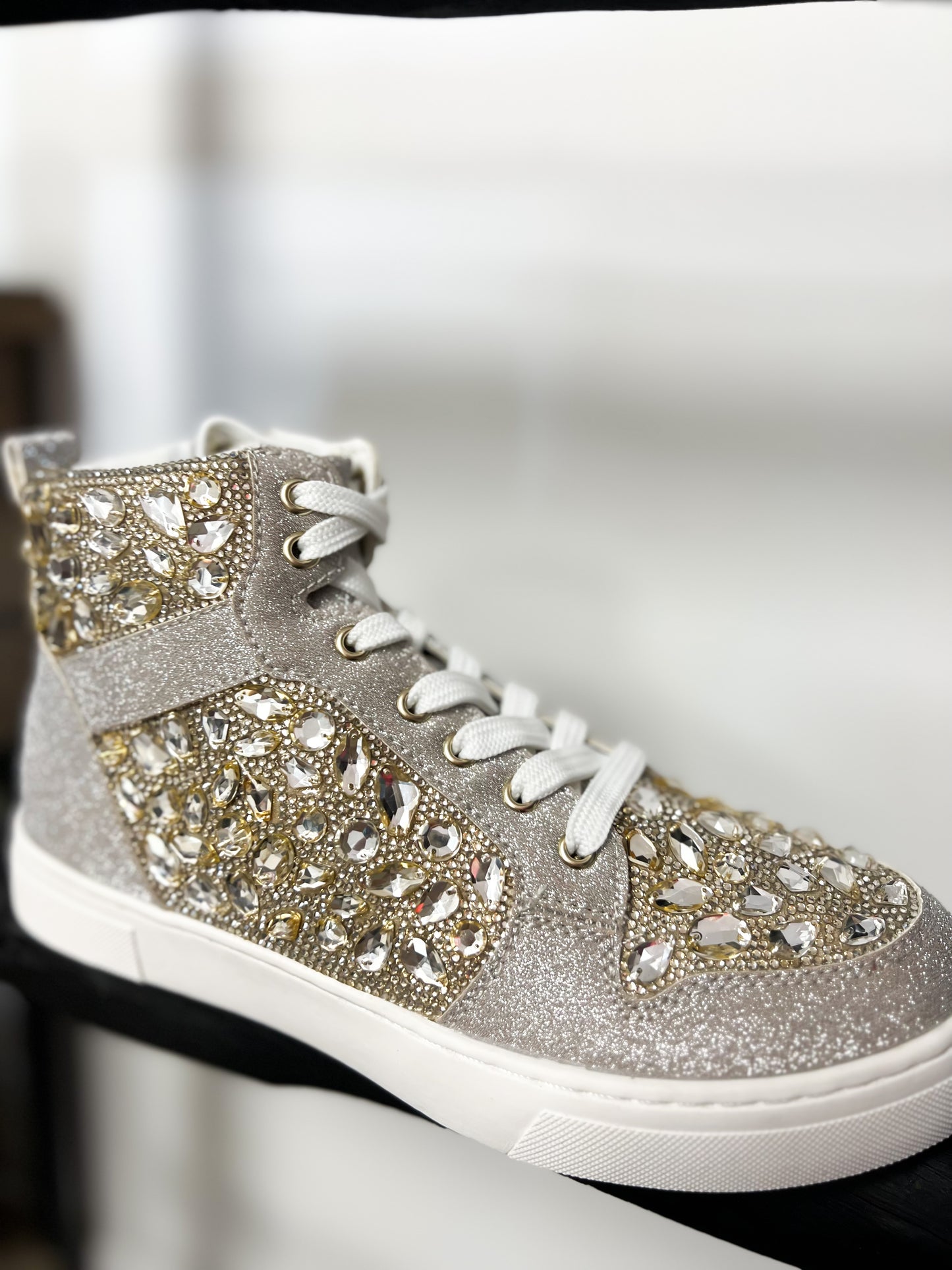 Betsey Johnson Gold Bilie Sneakers