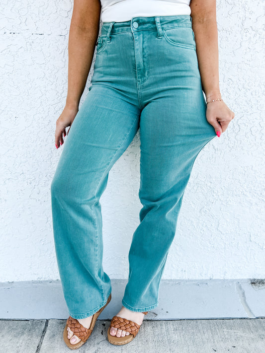 Judy Blue Sea Glass Summer Jeans- FINAL SALE