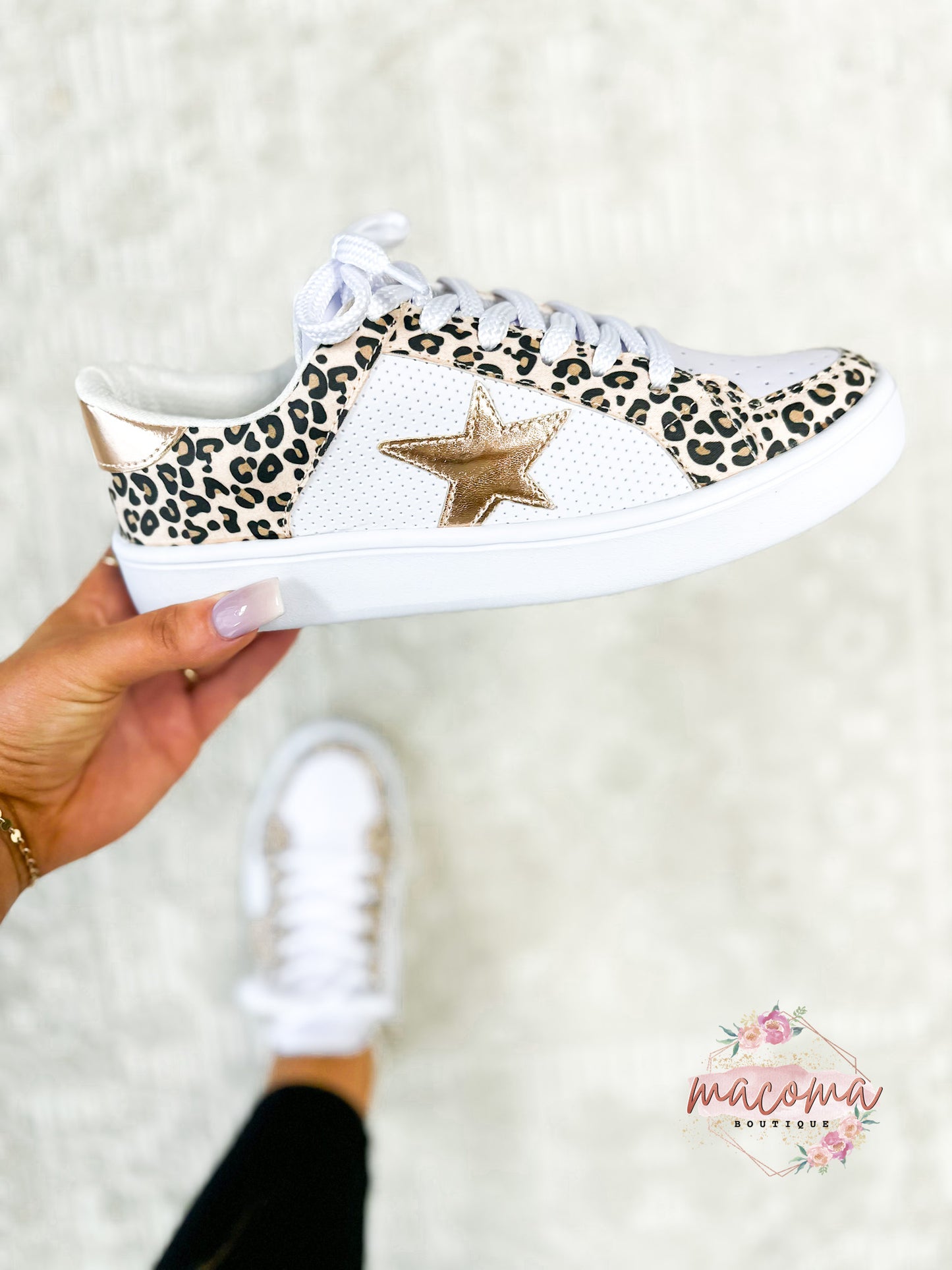 sædvanligt mønt radium Nude Leopard Miel Sneakers – Macoma Boutique
