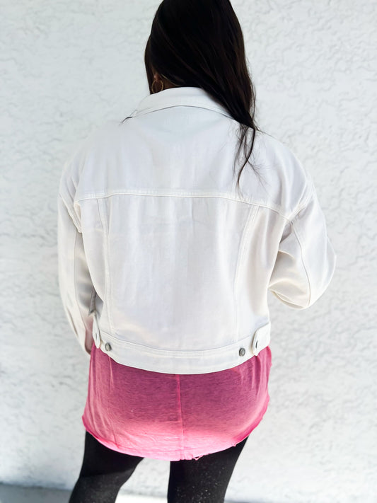Judy Blue White Water Summer Jean Jacket