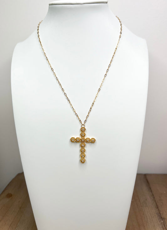 Idlewild Custom Macoma Cross Necklace