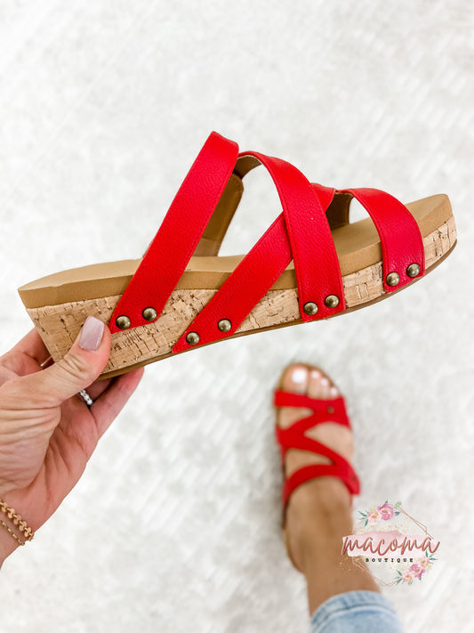 Corky's Red Hannah Sandals