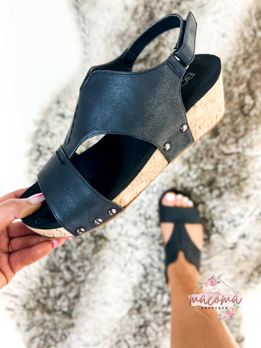 Corky's Black Marisa Sandal