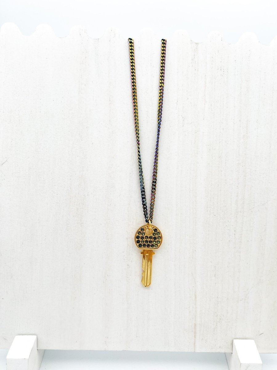 Mystic Rachel Key Necklace - FINAL SALE - Macoma Boutique310 Accessories/Jewelry