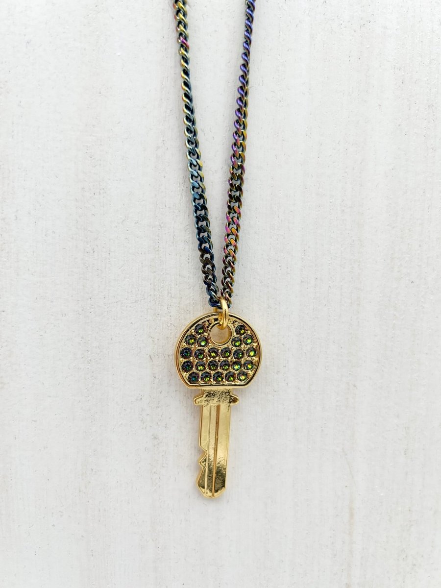 Mystic Rachel Key Necklace - FINAL SALE - Macoma Boutique310 Accessories/Jewelry