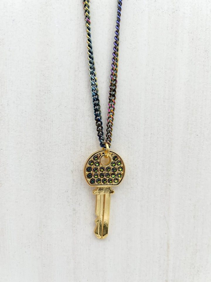 Mystic Rachel Key Necklace - FINAL SALE - Macoma Boutique310 Accessories/Jewelry