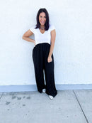 Phierce Fashions Colorblock Jumper with Long Pants - FINAL SALE - Macoma Boutique260 Jumpsuits/Rompers/ Overalls