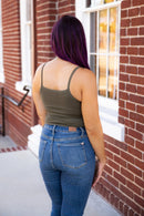 Phierce Fashions Cropped Spaghetti Strap Brami Tank - FINAL SALE - Macoma Boutique410 Brami Tanks