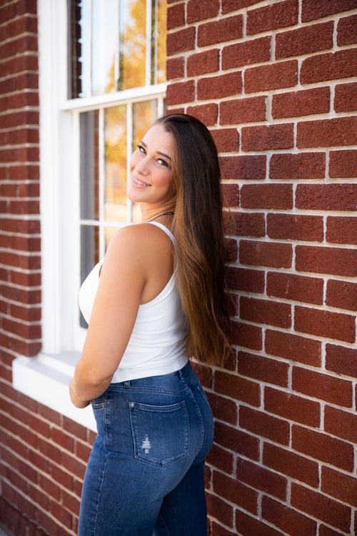 Phierce Fashions Cropped Spaghetti Strap Brami Tank - FINAL SALE - Macoma Boutique410 Brami Tanks