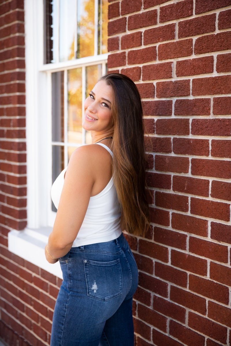 Phierce Fashions Cropped Spaghetti Strap Brami Tank - FINAL SALE - Macoma Boutique410 Brami Tanks