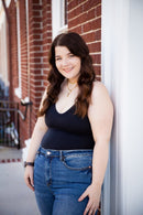 Phierce Fashions Cropped Spaghetti Strap Brami Tank - FINAL SALE - Macoma Boutique410 Brami Tanks