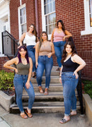 Phierce Fashions Cropped Spaghetti Strap Brami Tank - FINAL SALE - Macoma Boutique410 Brami Tanks