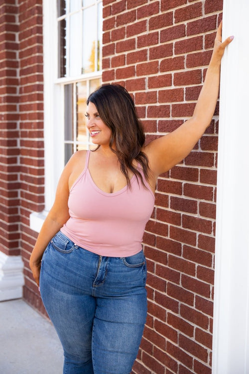 Phierce Fashions Cropped Spaghetti Strap Brami Tank - FINAL SALE - Macoma Boutique410 Brami Tanks