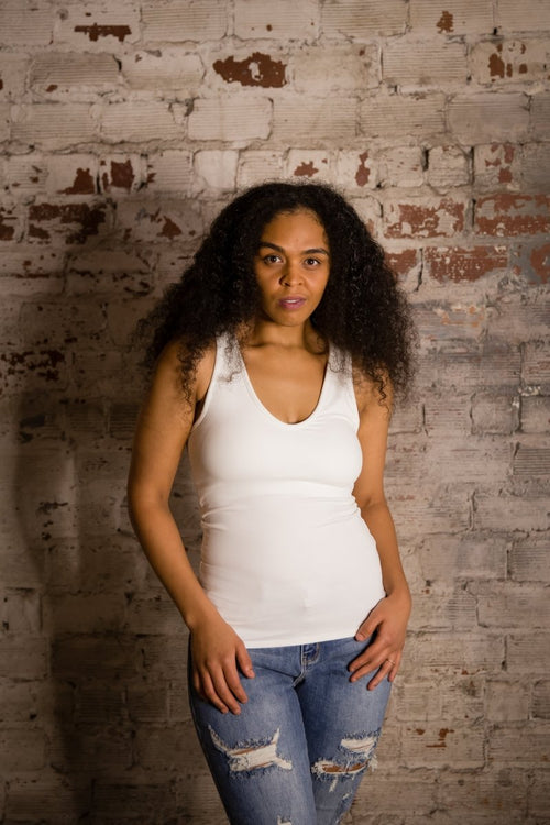 Phierce Fashions VNeck Brami Tank - FINAL SALE - Macoma Boutique410 Brami Tanks