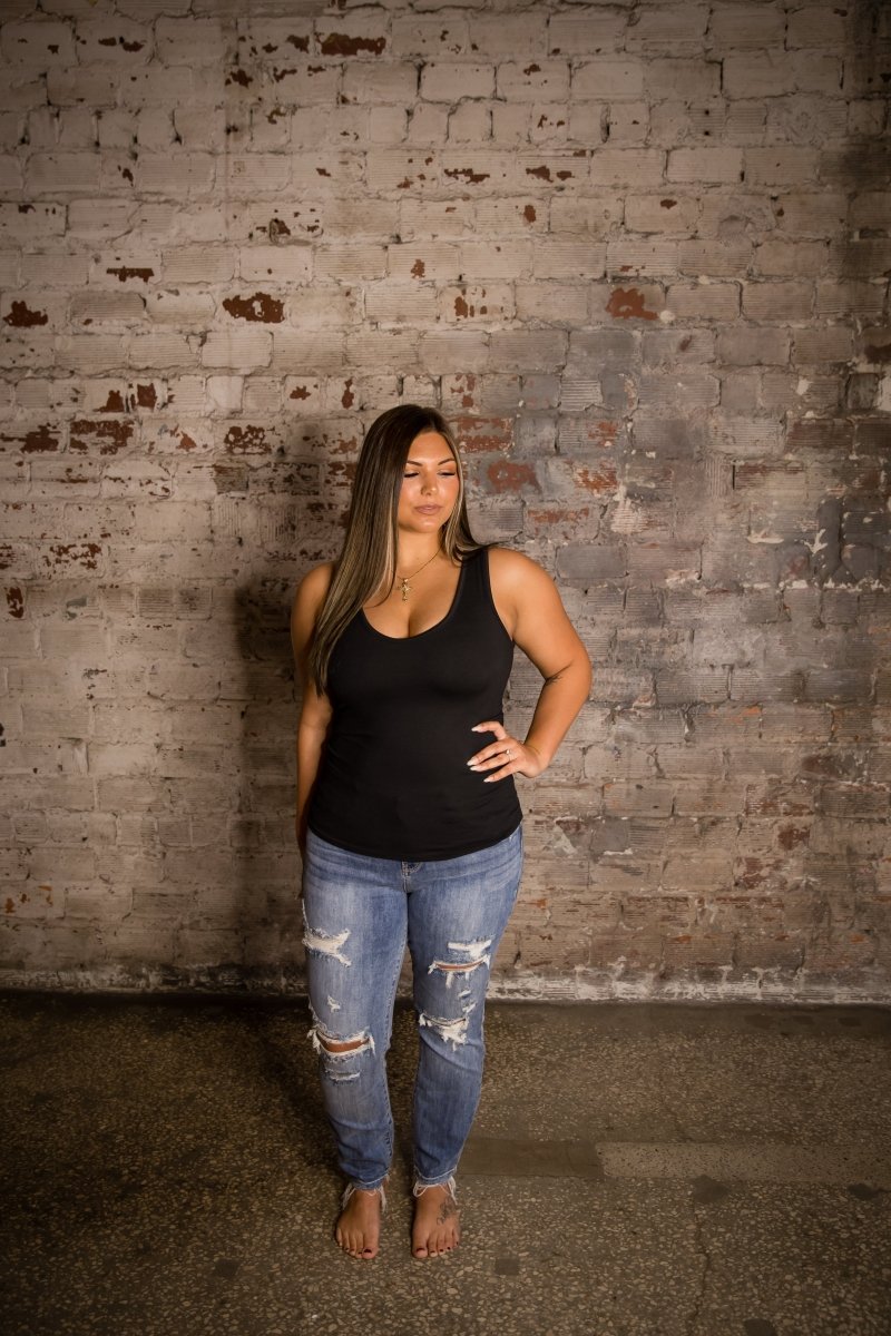 Phierce Fashions VNeck Brami Tank - FINAL SALE - Macoma Boutique410 Brami Tanks