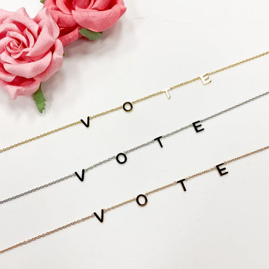Vote Necklace - FINAL SALE